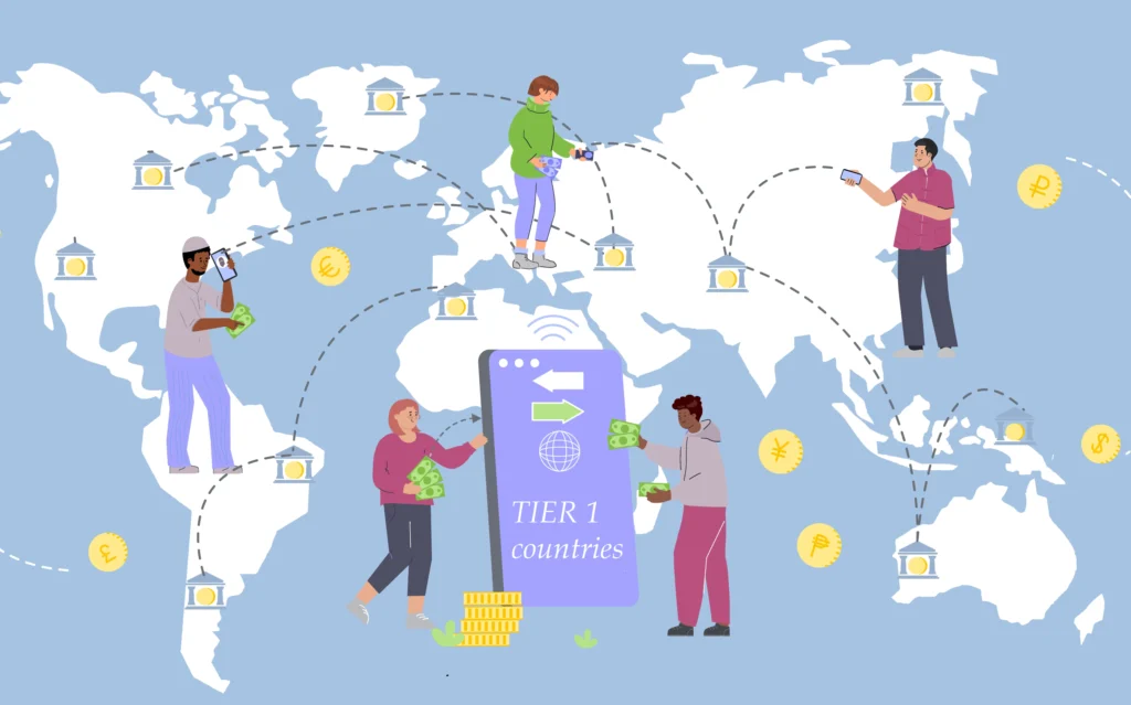 Tier 1 audiences can generate significantly higher revenue