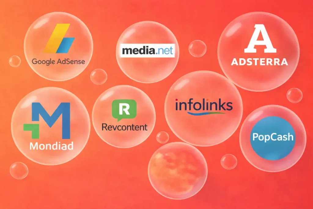 A list of the most important networks for low-traffic websites 