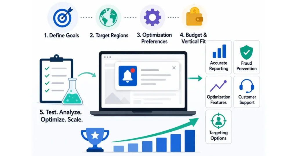 Choosing the Right In-page Push Network